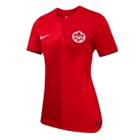 Camiseta Canadá Primera Equipación Replica Mundial 2026 para mujer mangas cortas